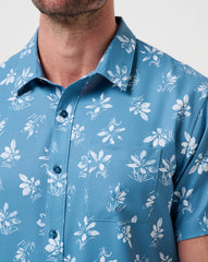 TravisMathew | Techwoven Seamate Button-Up - Captains Blue