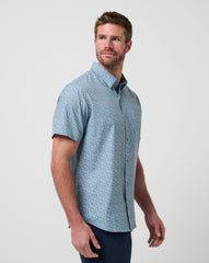 TravisMathew | Techwoven Country Mile Button-Up - Arona
