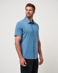 TravisMathew | The Heater Button-Up - Copen Blue