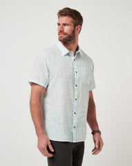TravisMathew | Double Room Button-Up - Eggshell Blue