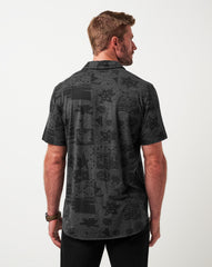 TravisMathew | Knit Gravitation Button-Up - Black