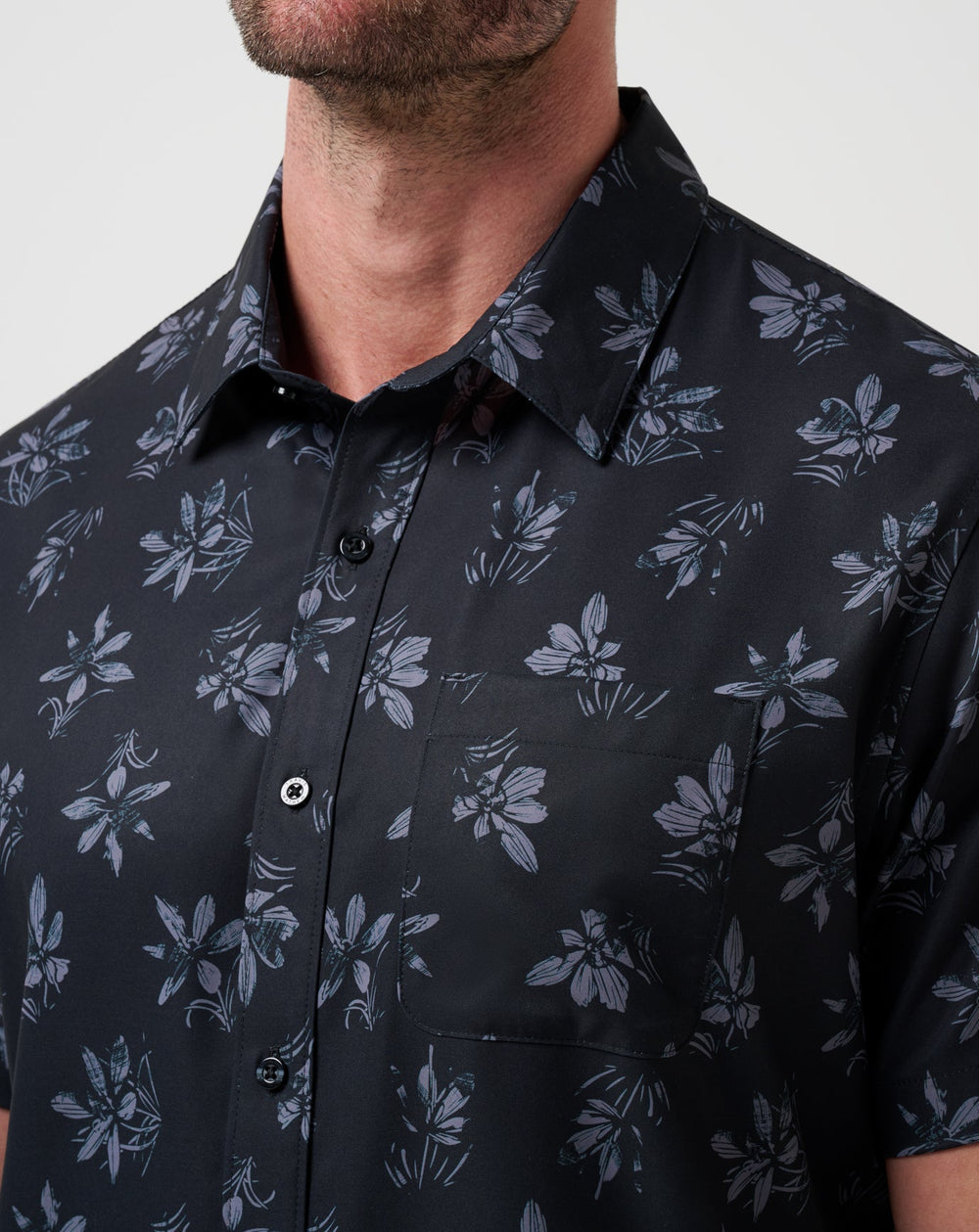 TravisMathew | Techwoven Seamate Button-Up - Black
