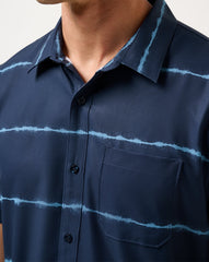 TravisMathew | Techwoven Sundaze Button-Up - Total Eclipse
