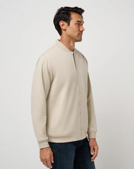 TravisMathew | Stretchknit Bomber Jacket - Italian Sand