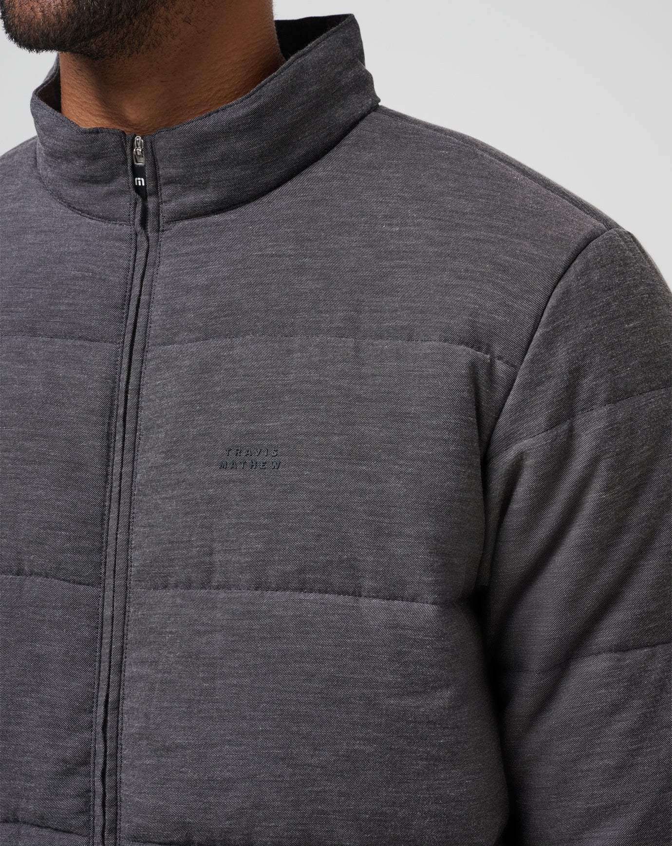 TravisMathew | Climate Drop Jacket - Heather Black
