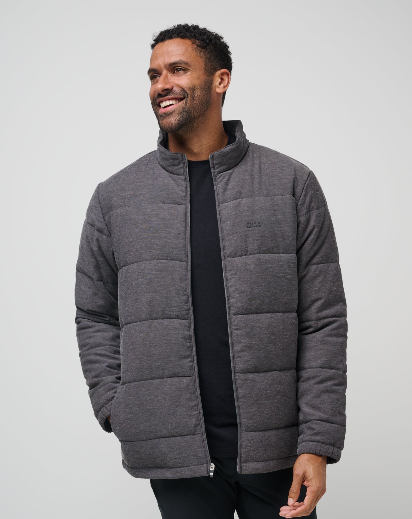 TravisMathew | Climate Drop Jacket - Heather Black