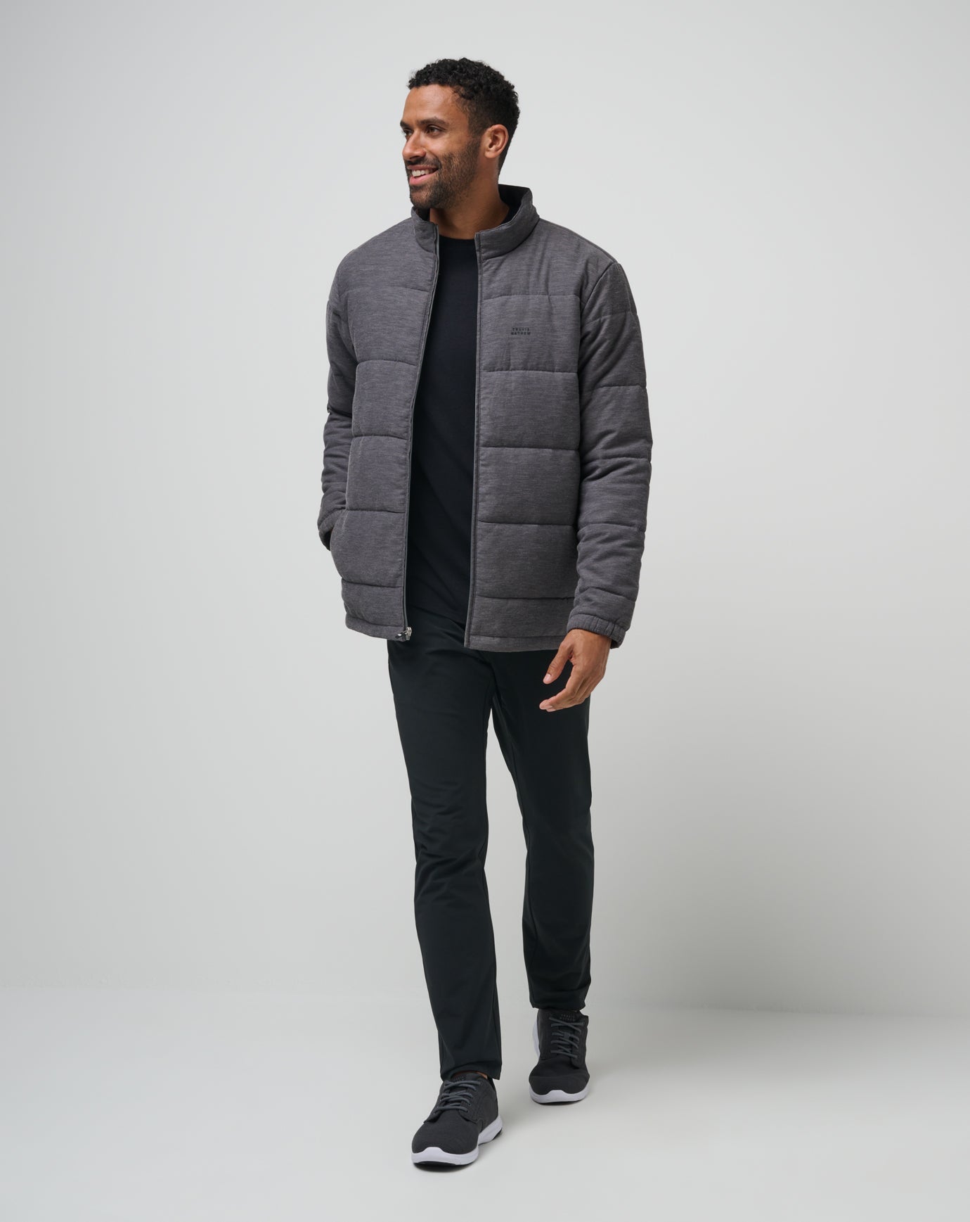 TravisMathew | Climate Drop Jacket - Heather Black