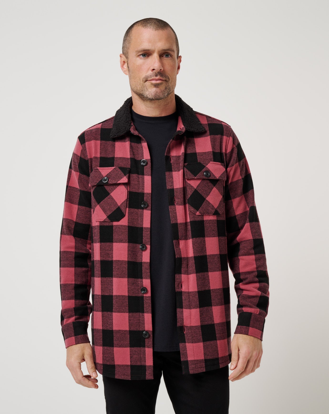 TravisMathew | Winterize Shirt Jacket - Roan Rouge