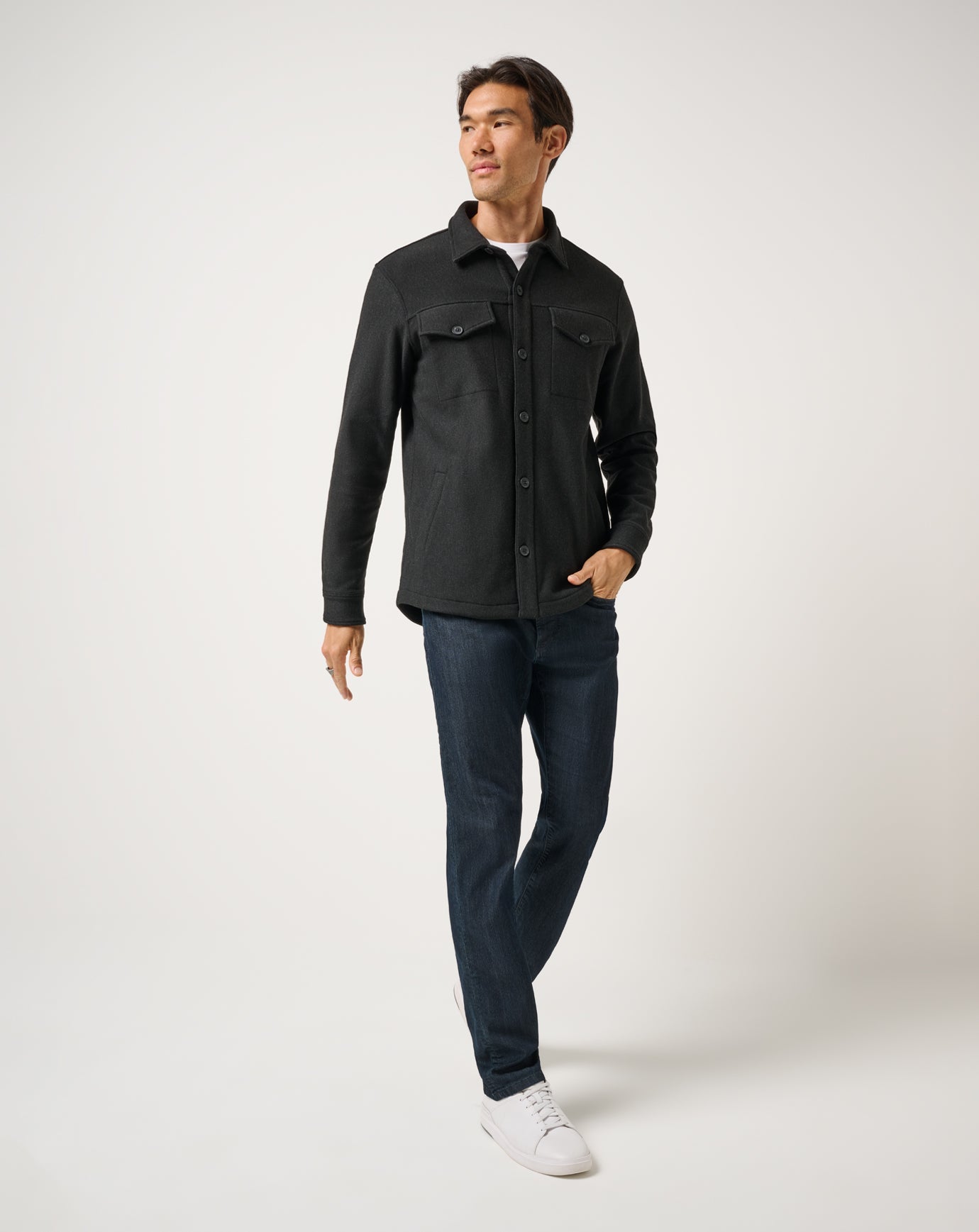 TravisMathew | Are We There Yet Shirt Jacket - Black