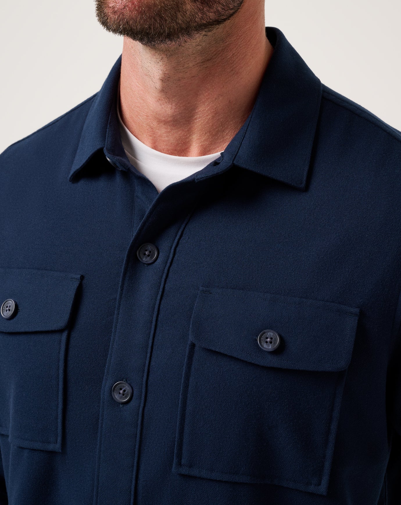 TravisMathew | Wanna Bet Shirt Jacket - Total Eclipse