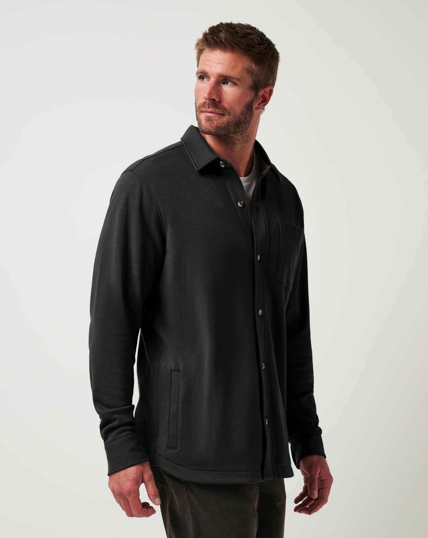 TravisMathew | Cloud Shirt Jacket - Black