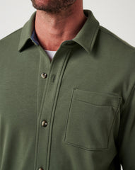 TravisMathew | Cloud Shirt Jacket - Dark Olive