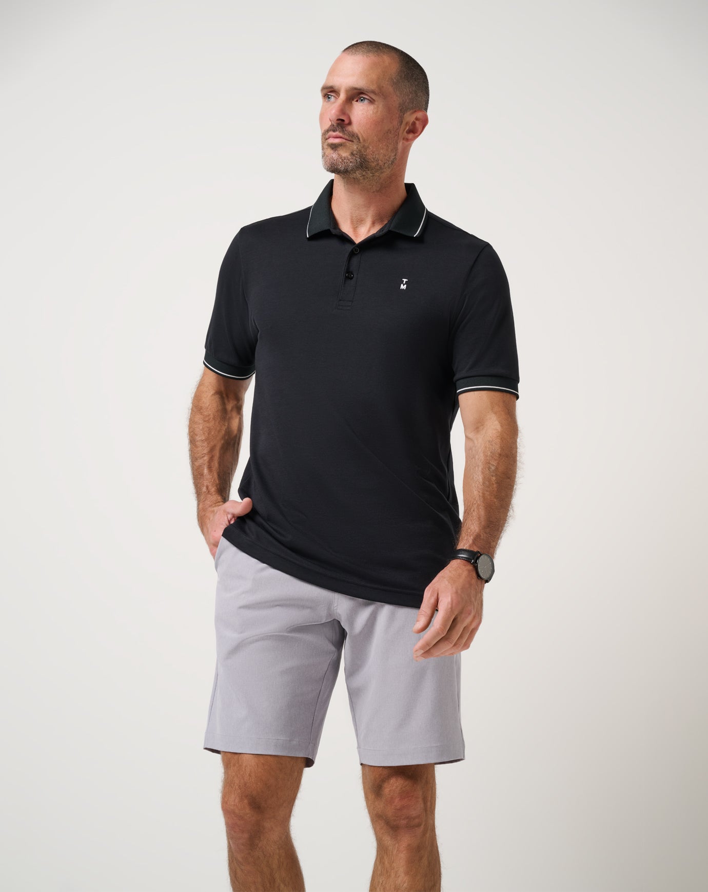 TravisMathew | Beck 2.0 Short 10In - Heather Sleet