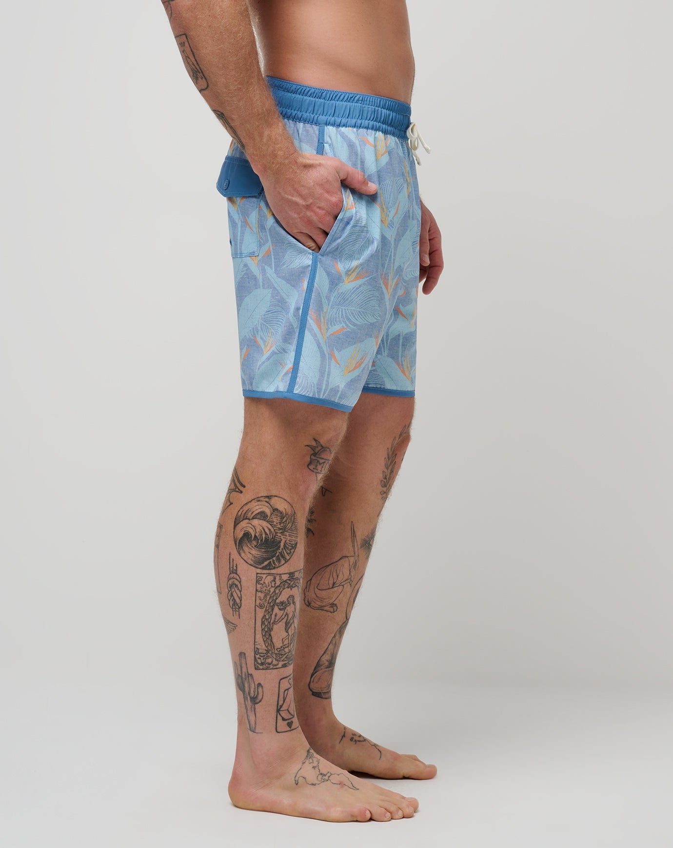 TravisMathew | Lava Tunnels Boardshort - Heather Quiet Harbor