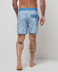 TravisMathew | Lava Tunnels Boardshort - Heather Quiet Harbor