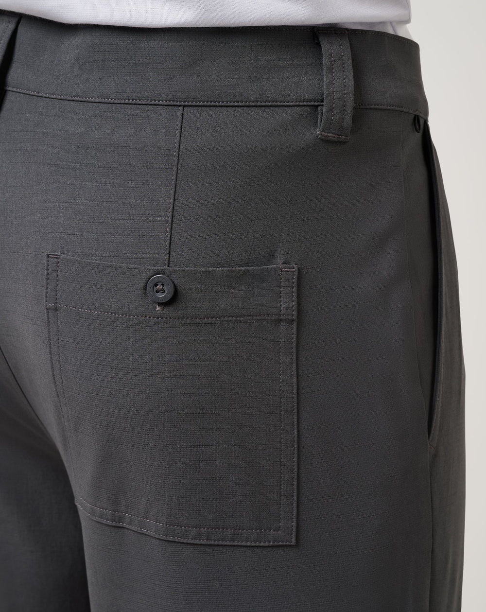 TravisMathew | Travel Year Short 9In - Grey Pinstripe