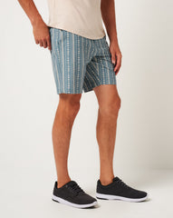 TravisMathew | Tech Chino Print Short 8In - Captains Blue