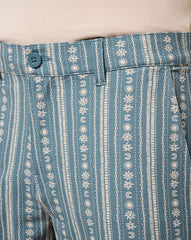 TravisMathew | Tech Chino Print Short 8In - Captains Blue