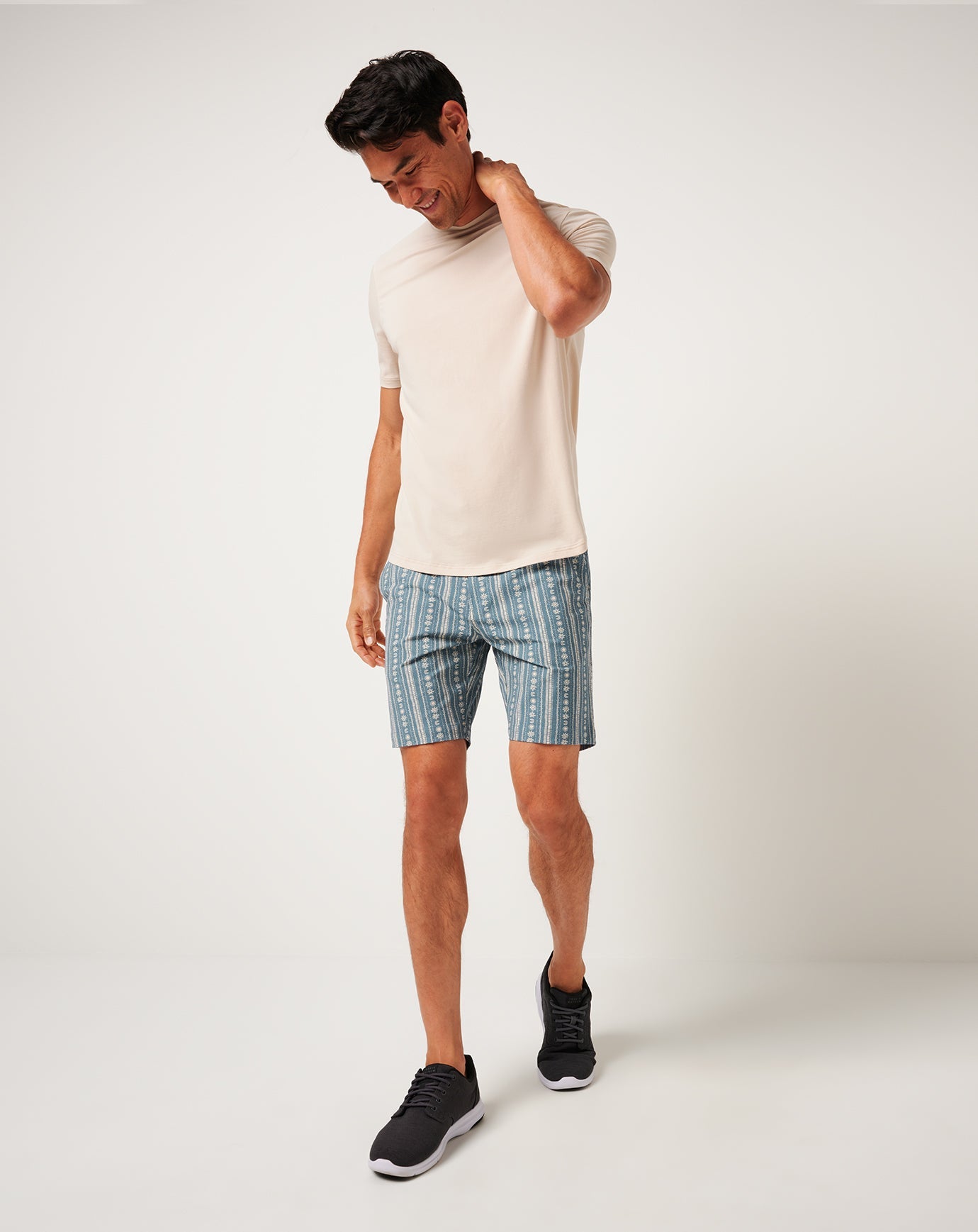 TravisMathew | Tech Chino Print Short 8In - Captains Blue