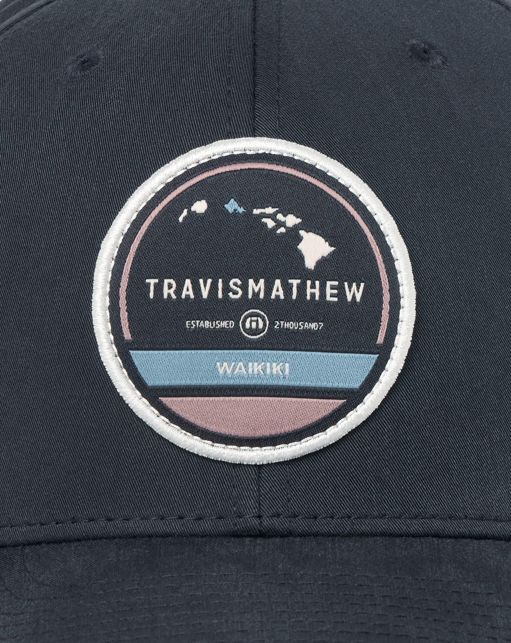 TravisMathew | The Forbidden Isle 3.0 Waikiki Snapback Hat - Total Eclipse