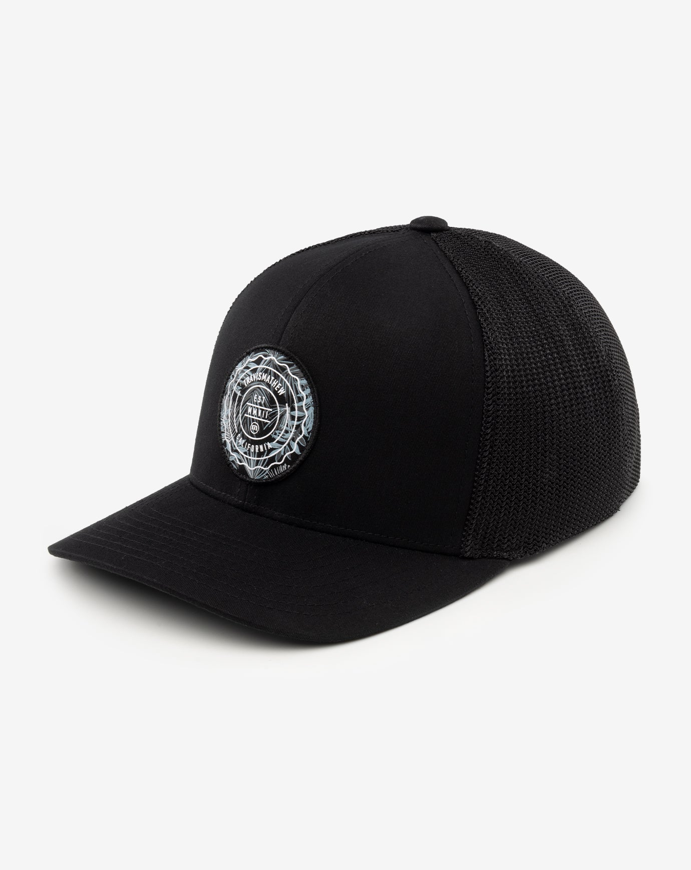 TravisMathew | The Patch Floral Snapback Hat - Black