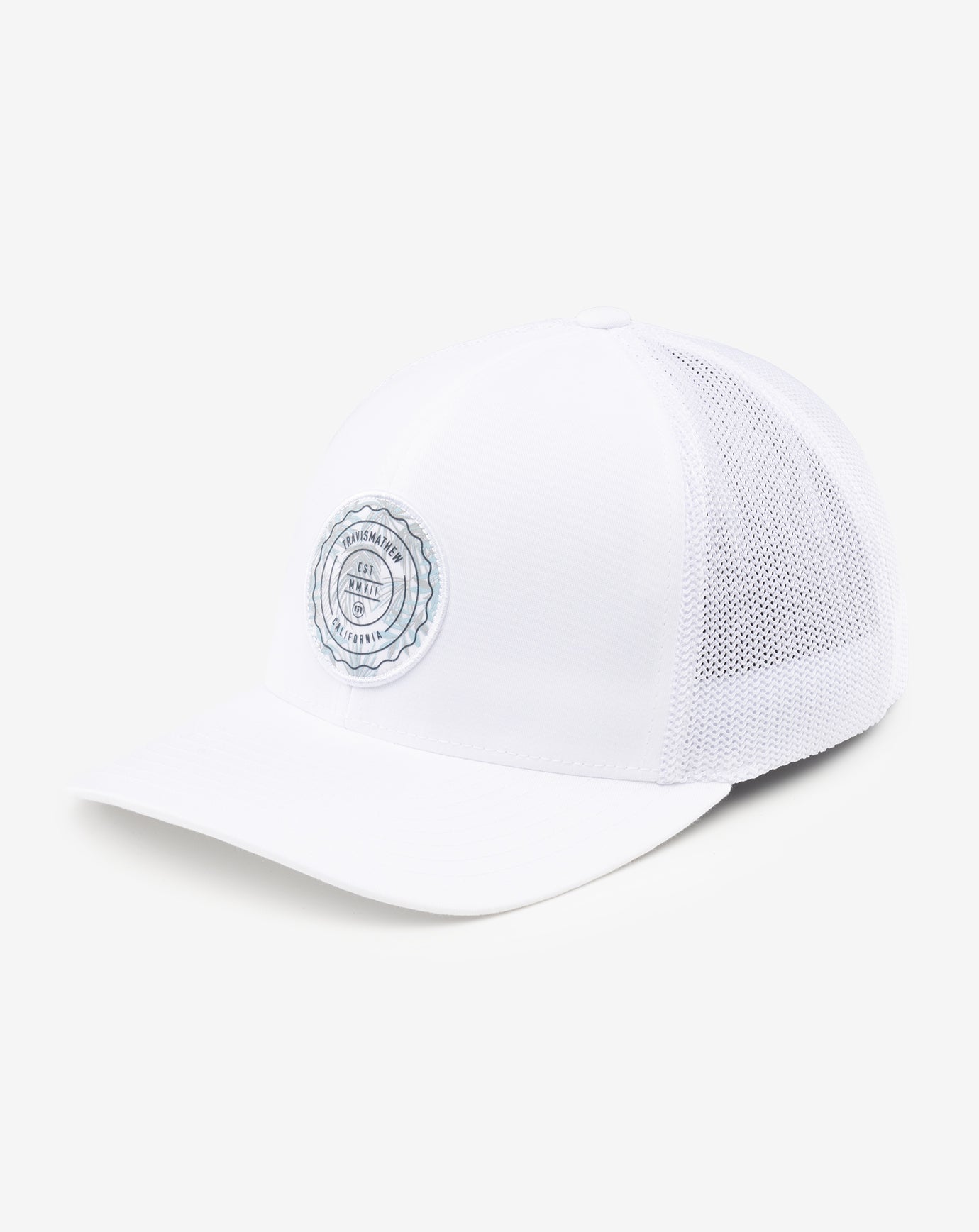 TravisMathew | The Patch Floral Snapback Hat - White