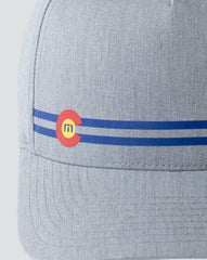 TravisMathew | Side Cut Snapback Hat - Heather Grey