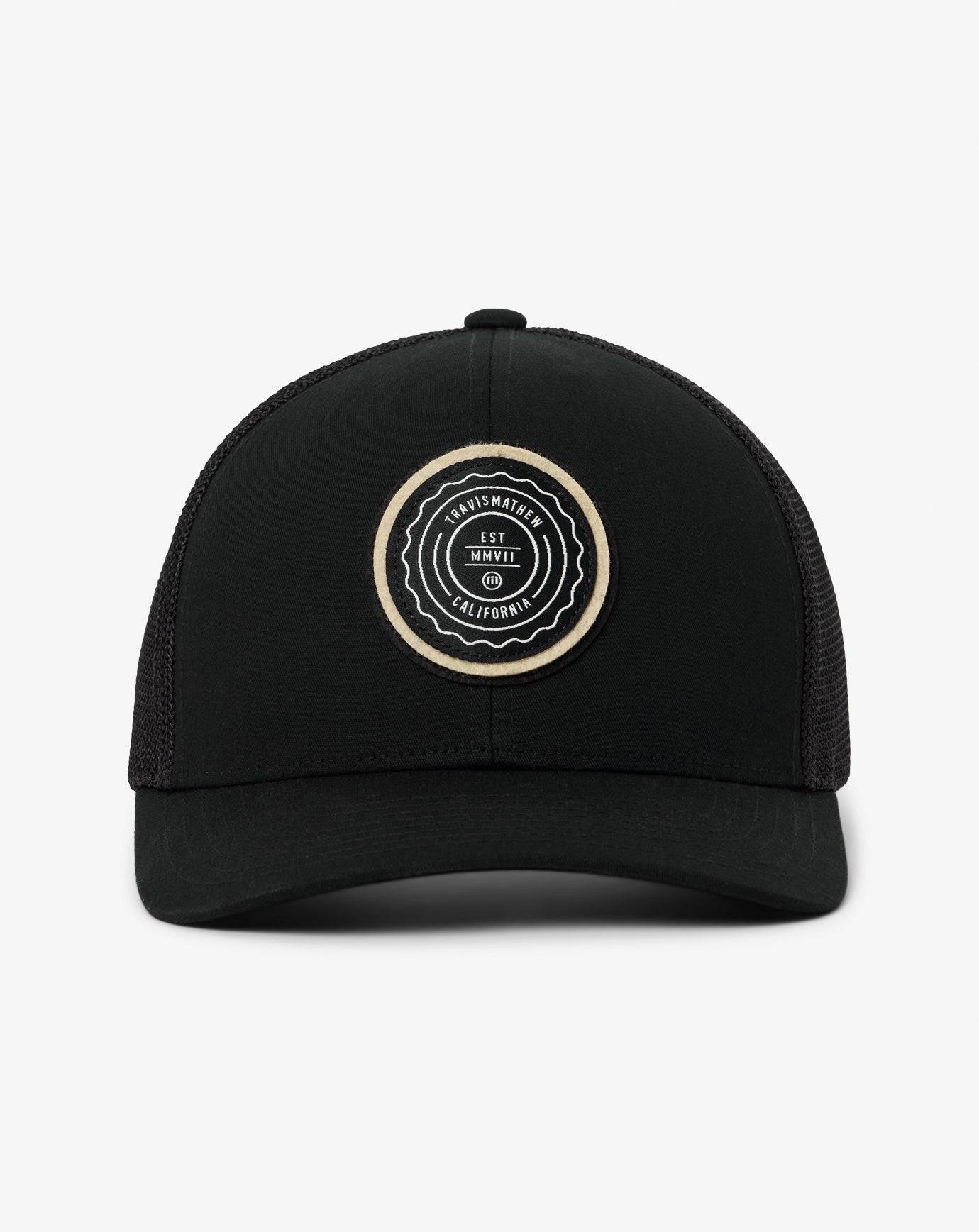 TravisMathew | The Patch Snapback Hat - Black/Tan