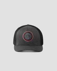 TravisMathew | The Patch Snapback Hat - Heather Grey Pinstripe