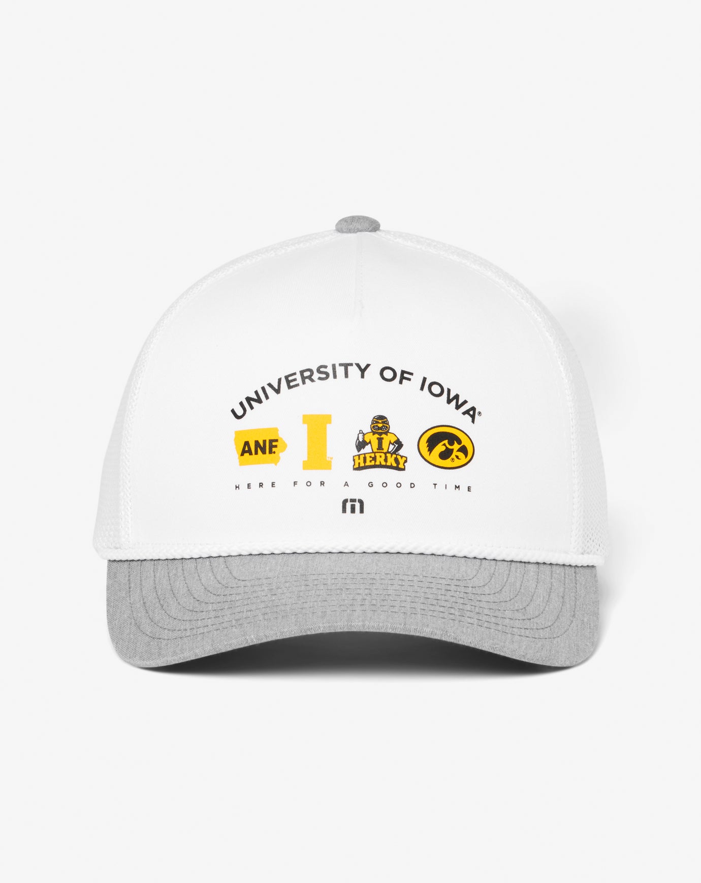 TravisMathew | Iowa Defensive Line Snapback Hat - White