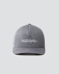 TravisMathew | Euchre Snapback Hat - Heather Quiet Shade