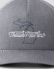 TravisMathew | Euchre Snapback Hat - Heather Quiet Shade