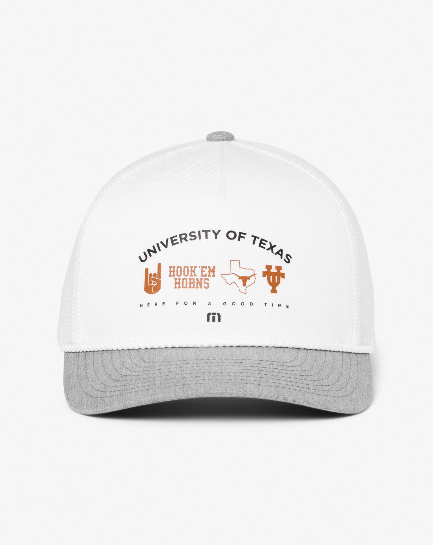 TravisMathew | UT Austin Defensive Line Snapback Hat - White