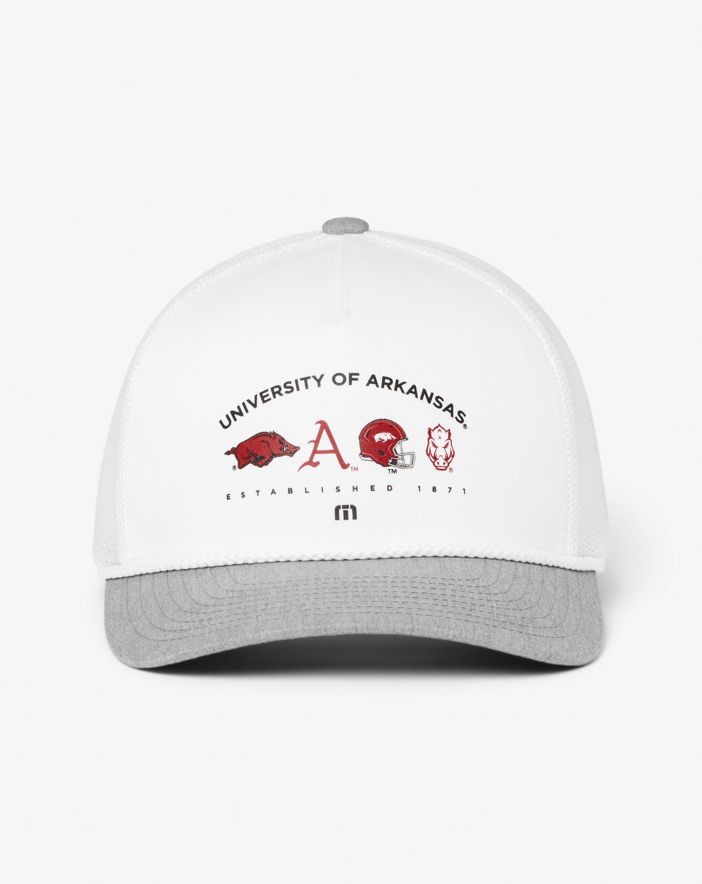TravisMathew | Arkansas Defensive Line Snapback Hat - White