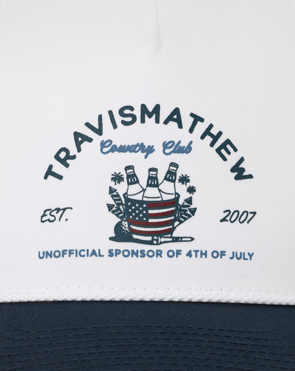 TravisMathew | Firecracker Fiesta Snapback Hat - White