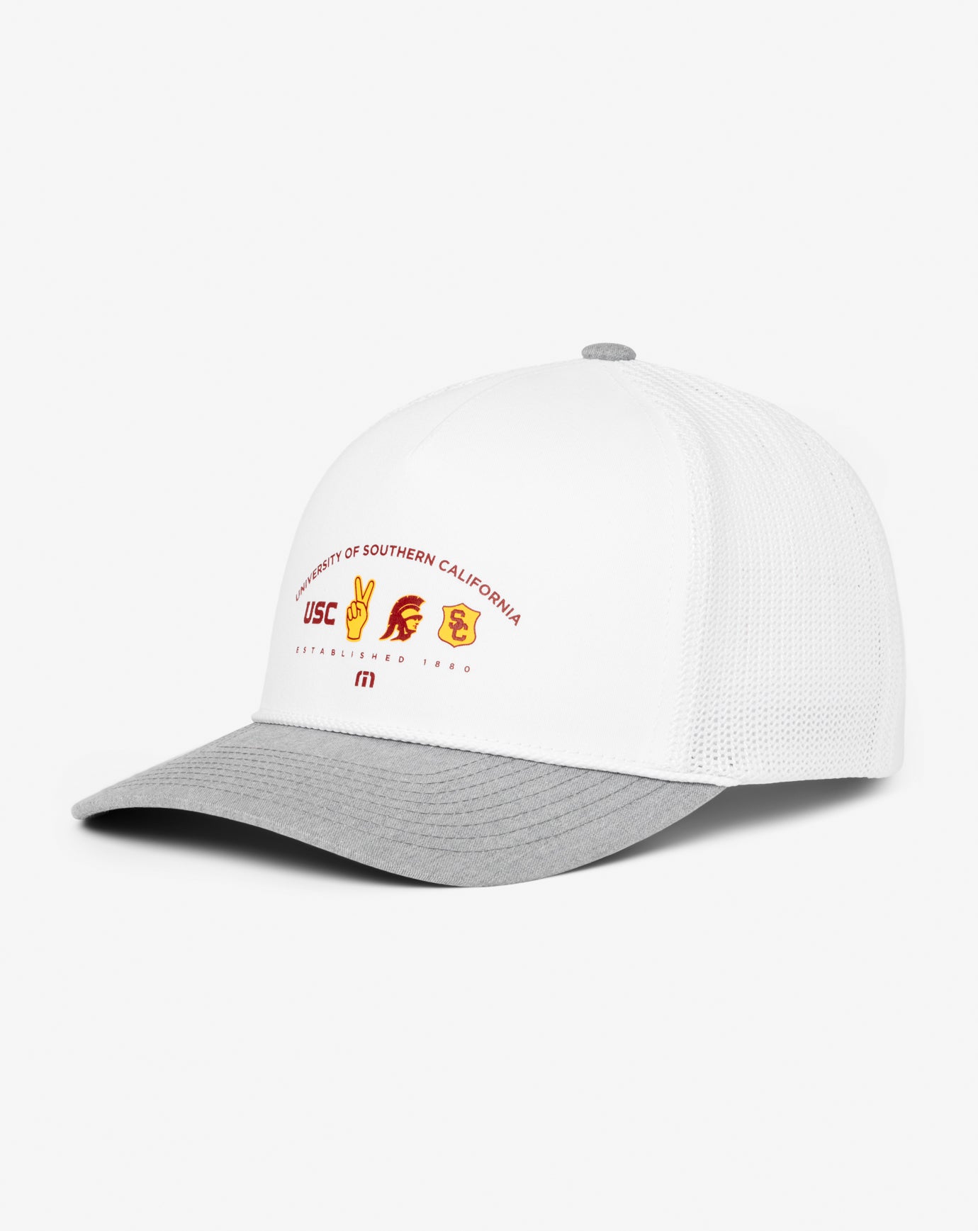 TravisMathew | USC Defensive Line Snapback Hat - White