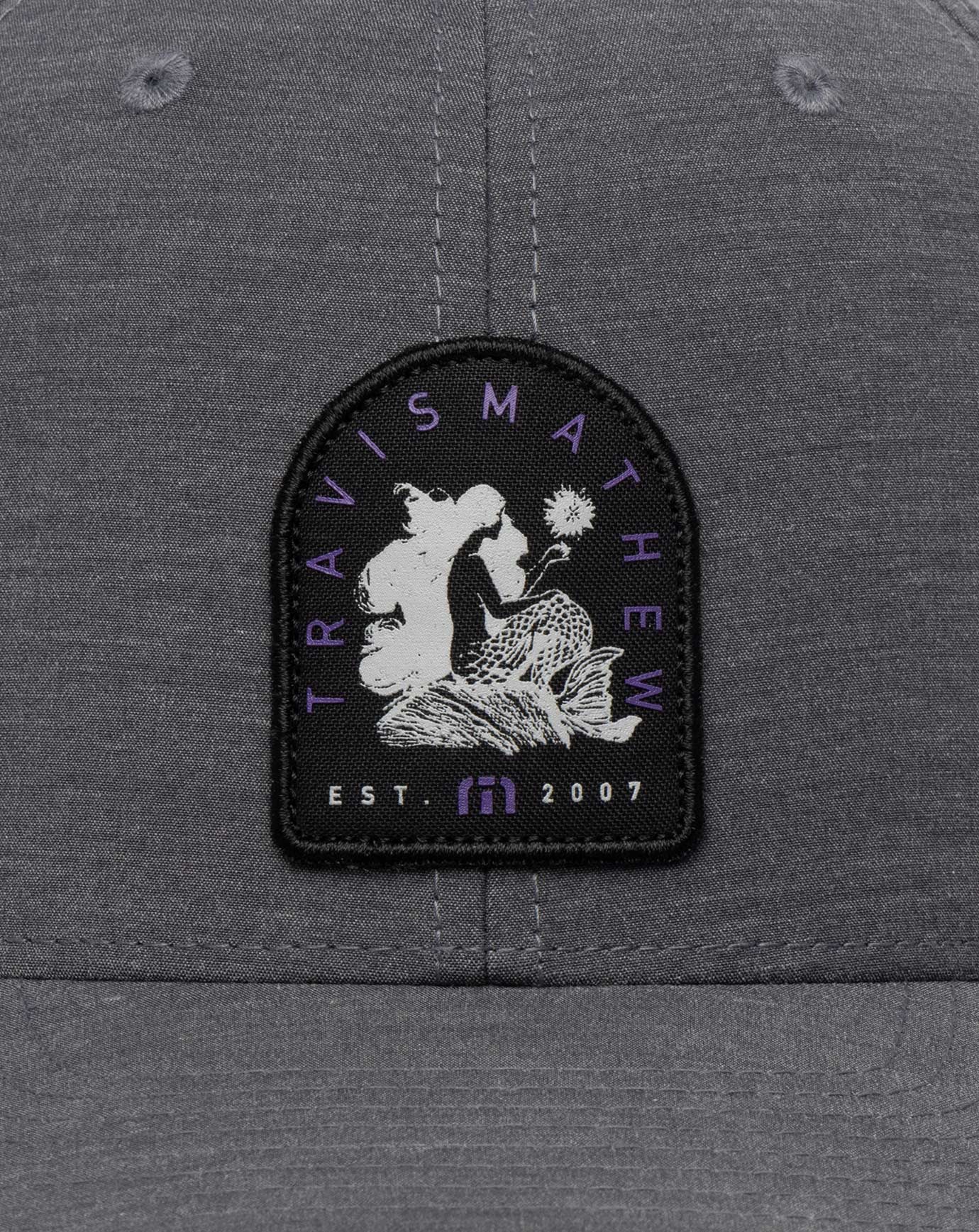 TravisMathew | Myths And Legends Snapback Hat - Heather Grey Pinstripe