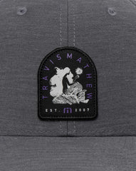 TravisMathew | Myths And Legends Snapback Hat - Heather Grey Pinstripe