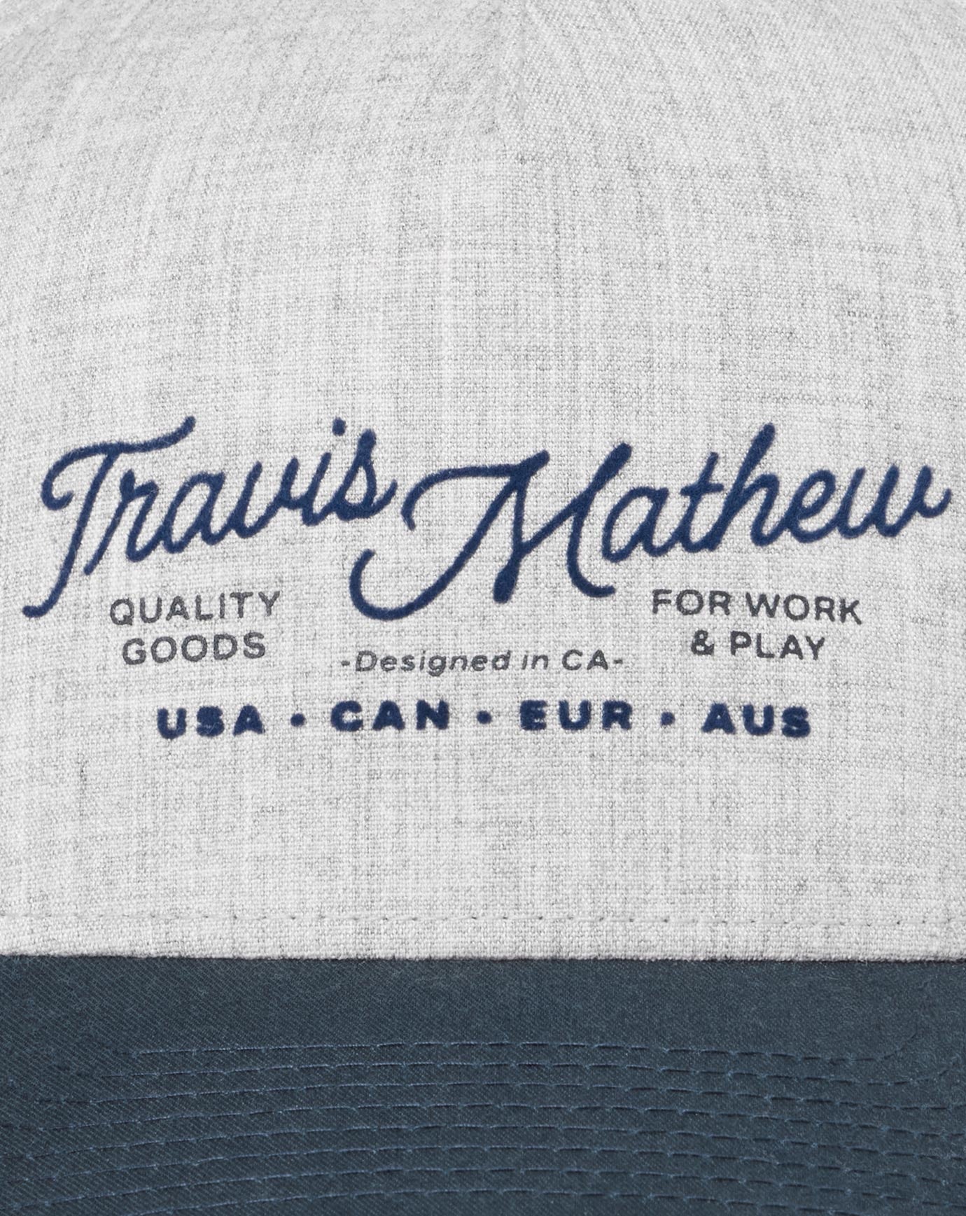 TravisMathew | Perfect Plan Snapback Hat - Heather Grey