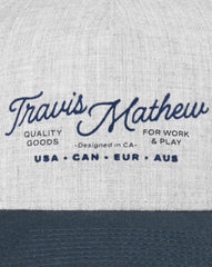 TravisMathew | Perfect Plan Snapback Hat - Heather Grey