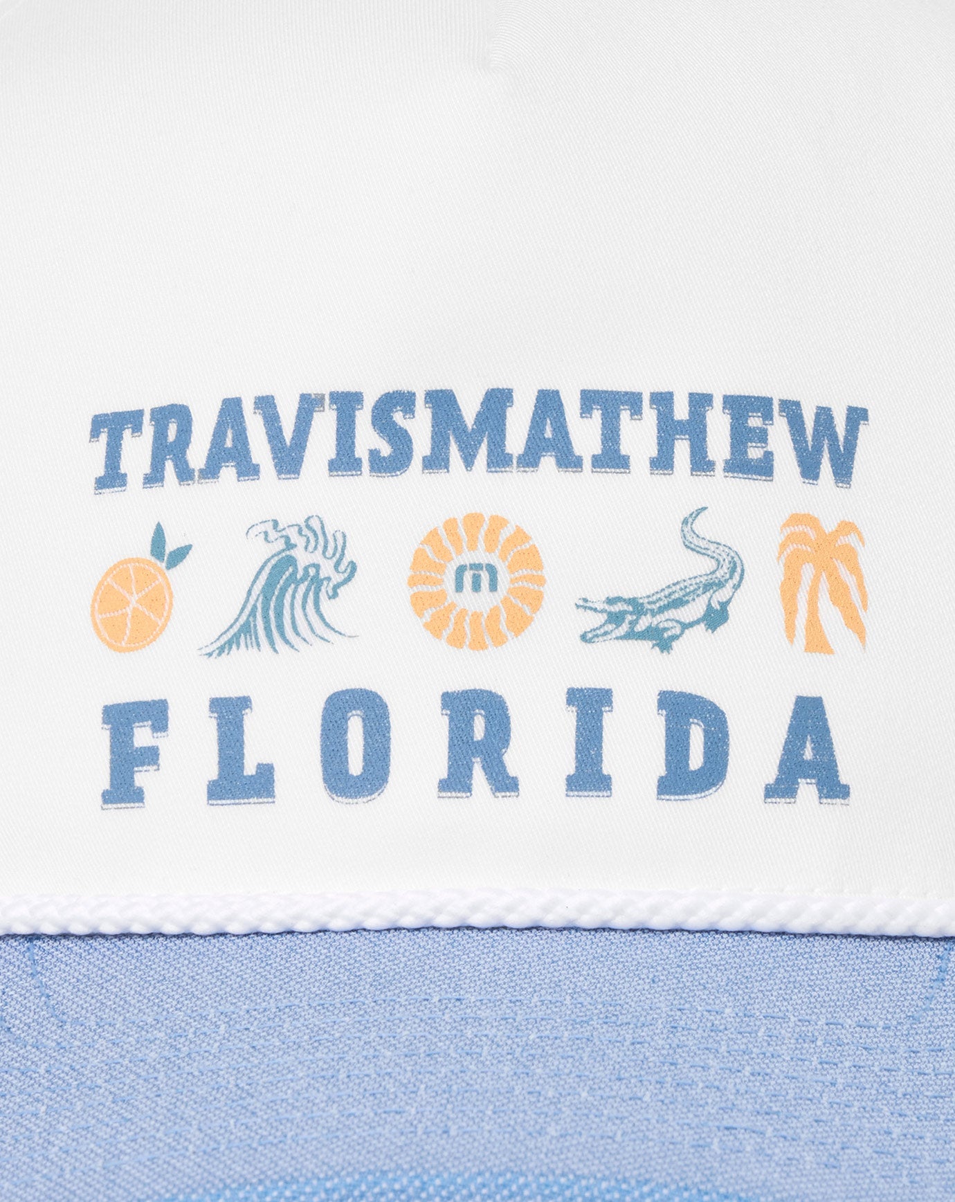 TravisMathew | Bring The Sunscreen Snapback Hat - White