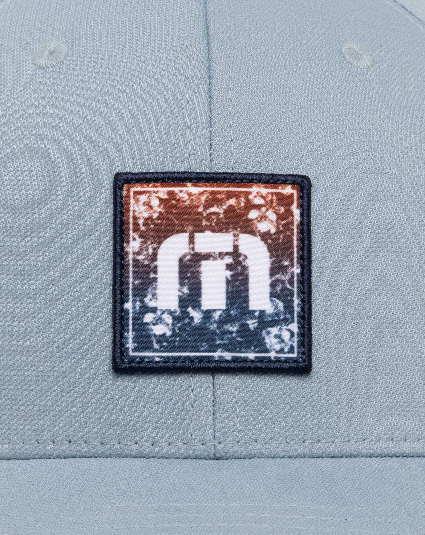 TravisMathew | Table For Two Fitted Hat - Heather Ash Blue