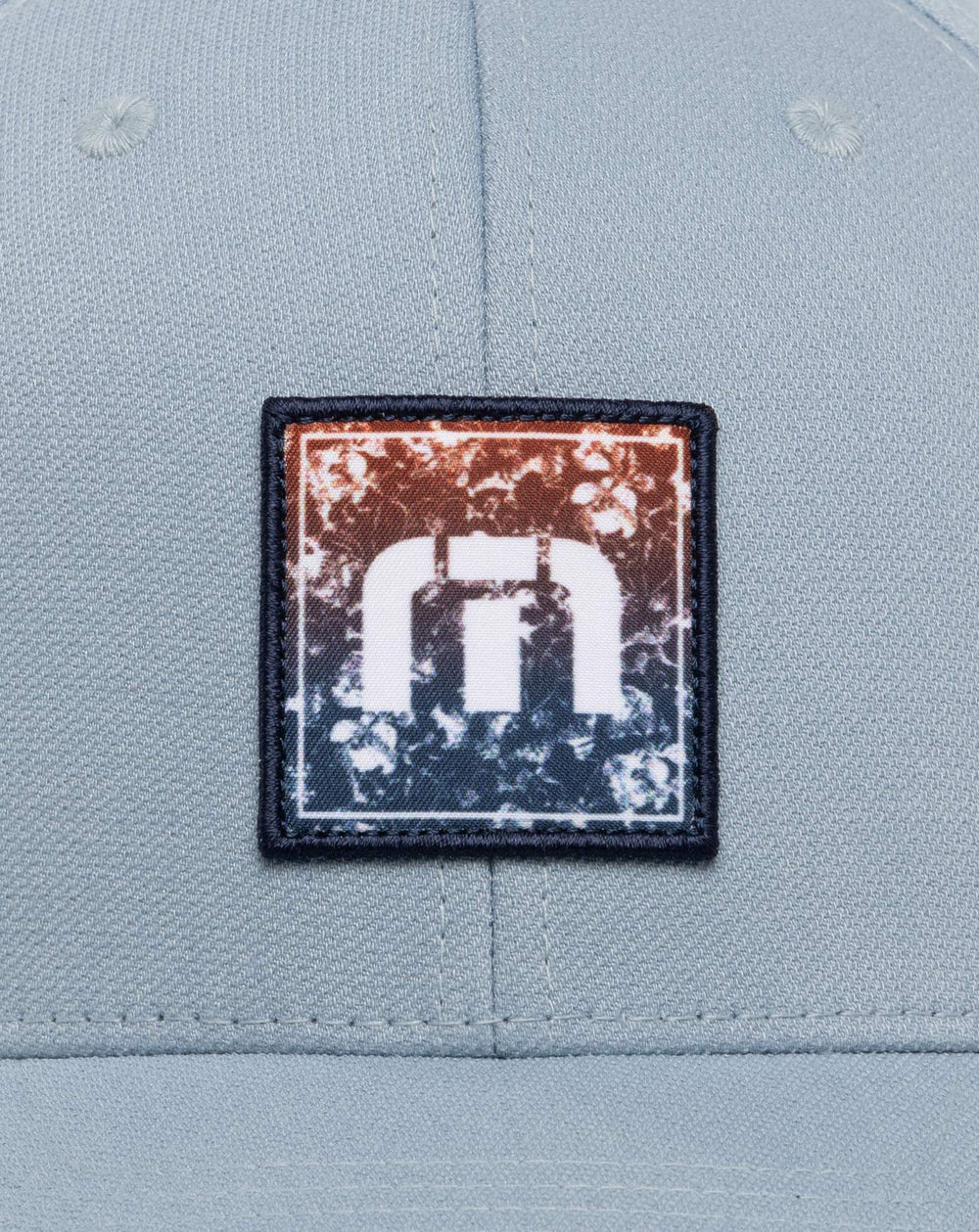 TravisMathew | Table For Two Fitted Hat - Heather Ash Blue