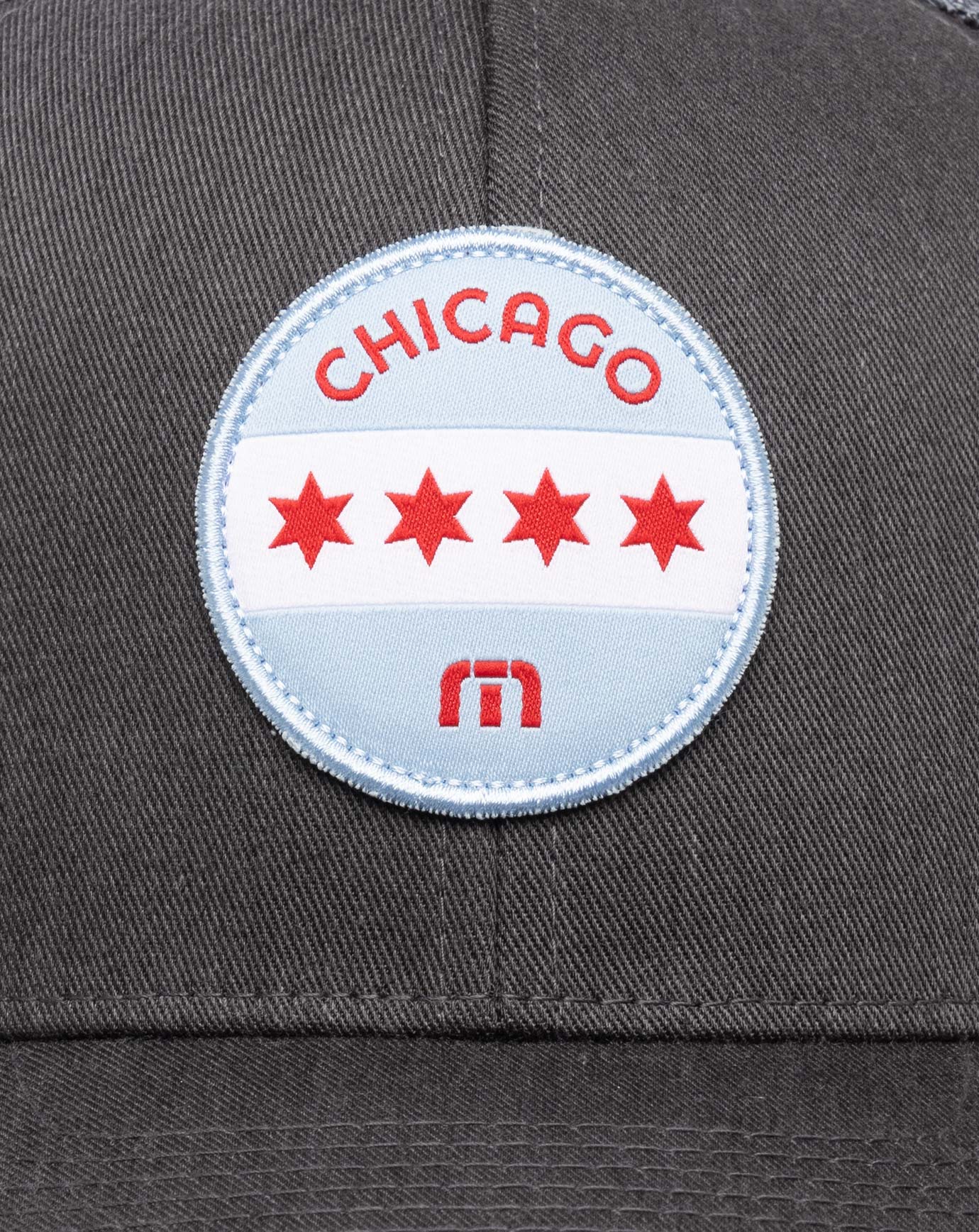 TravisMathew | Midway Fitted Hat - Heather Grey Pinstripe