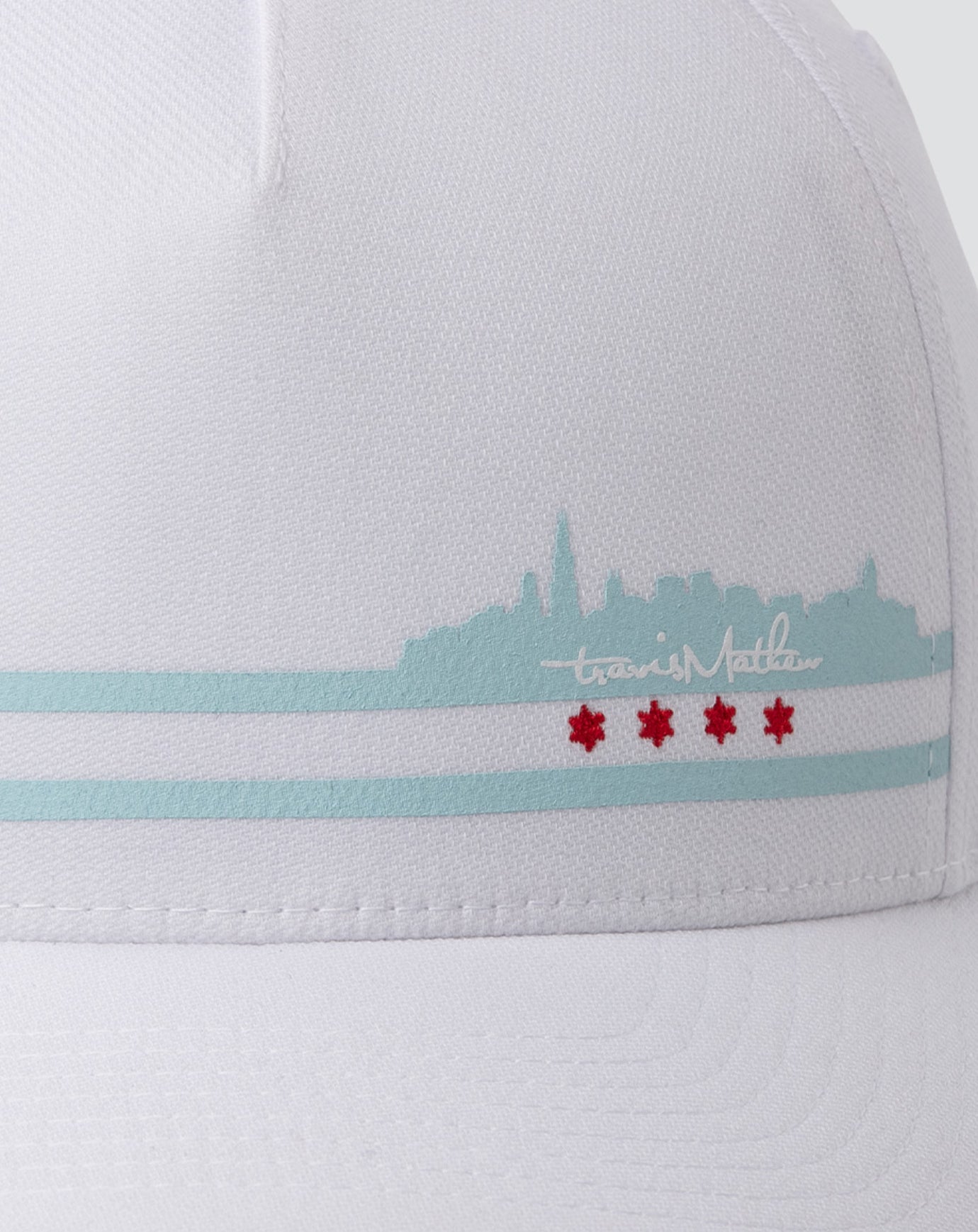 TravisMathew | Fosse Fitted Hat - White
