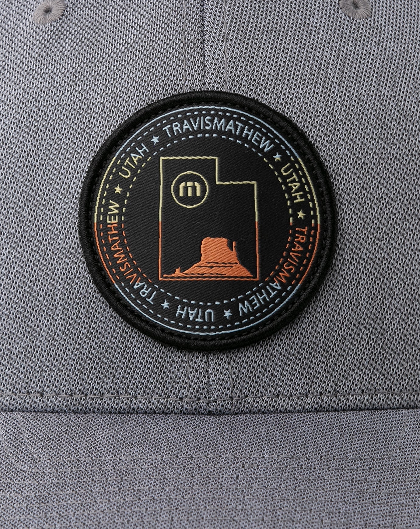 TravisMathew | Four Corners Fitted Hat - Heather Quiet Shade