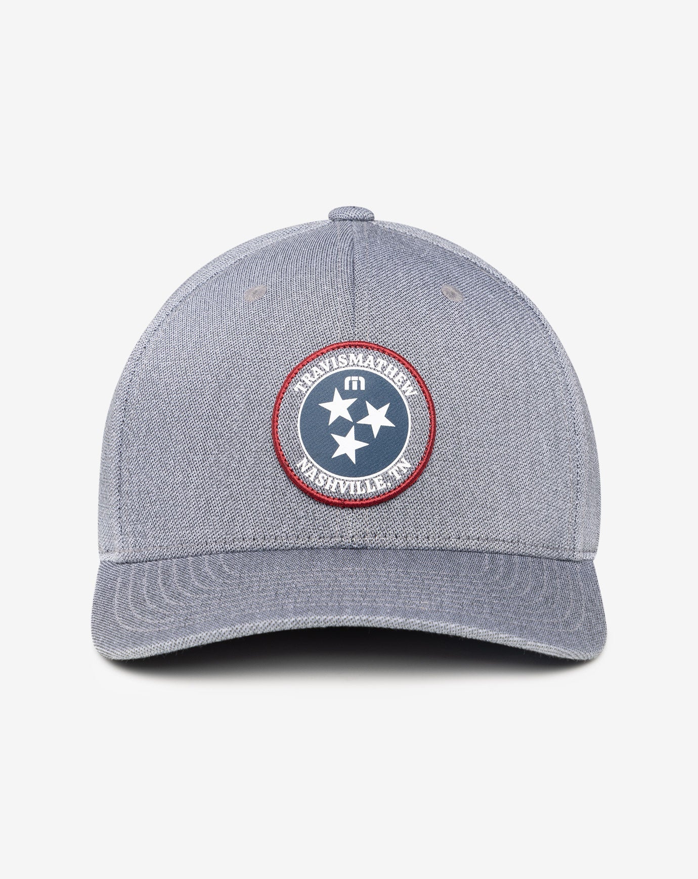 TravisMathew | Whiskey Neat Fitted Hat - Heather Quiet Shade