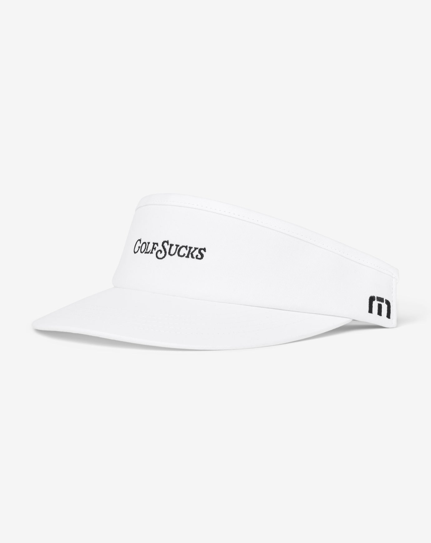 TravisMathew | Golf Sucks Visor - White