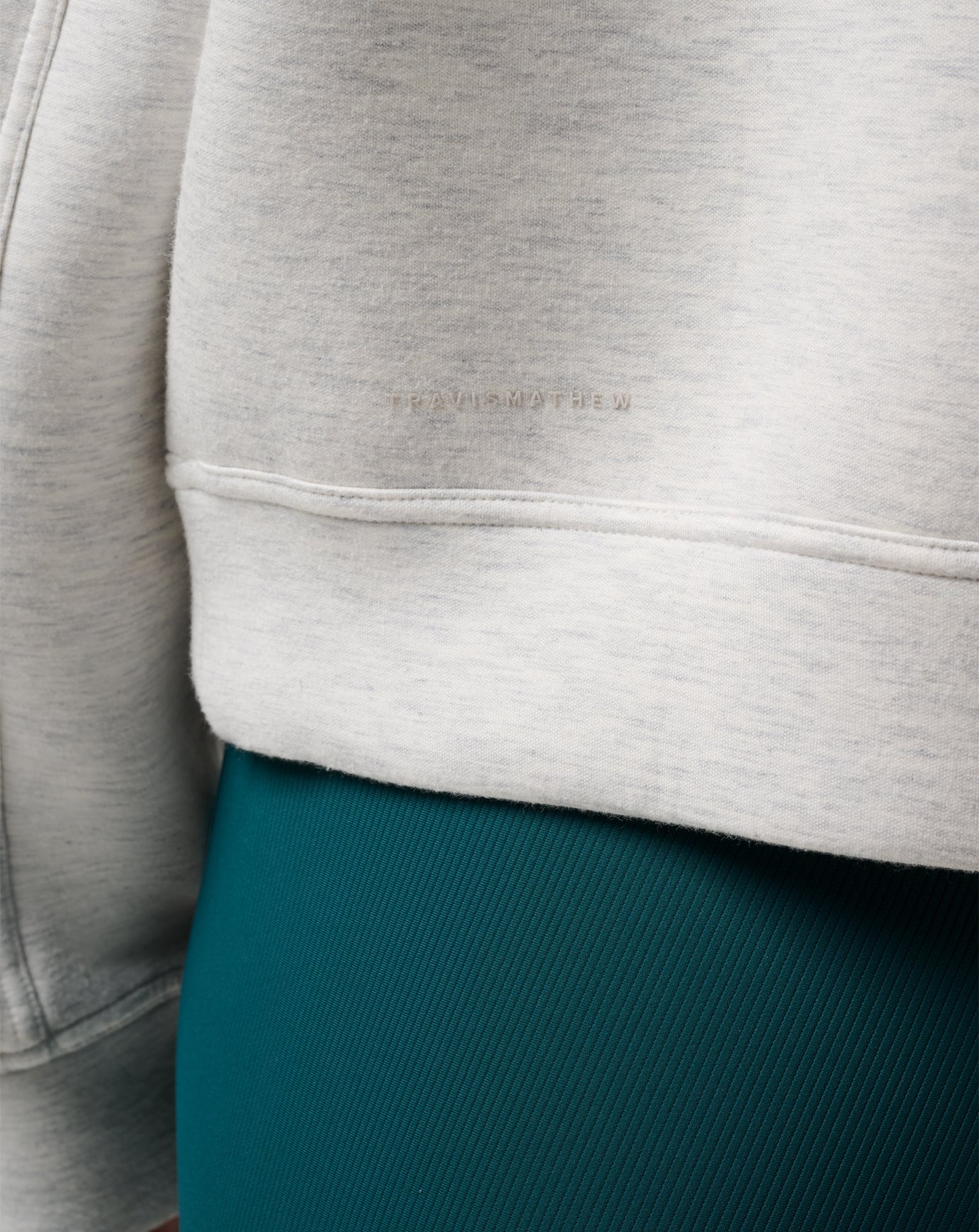 TravisMathew | Cloudscape Button Down - Heather Light Grey