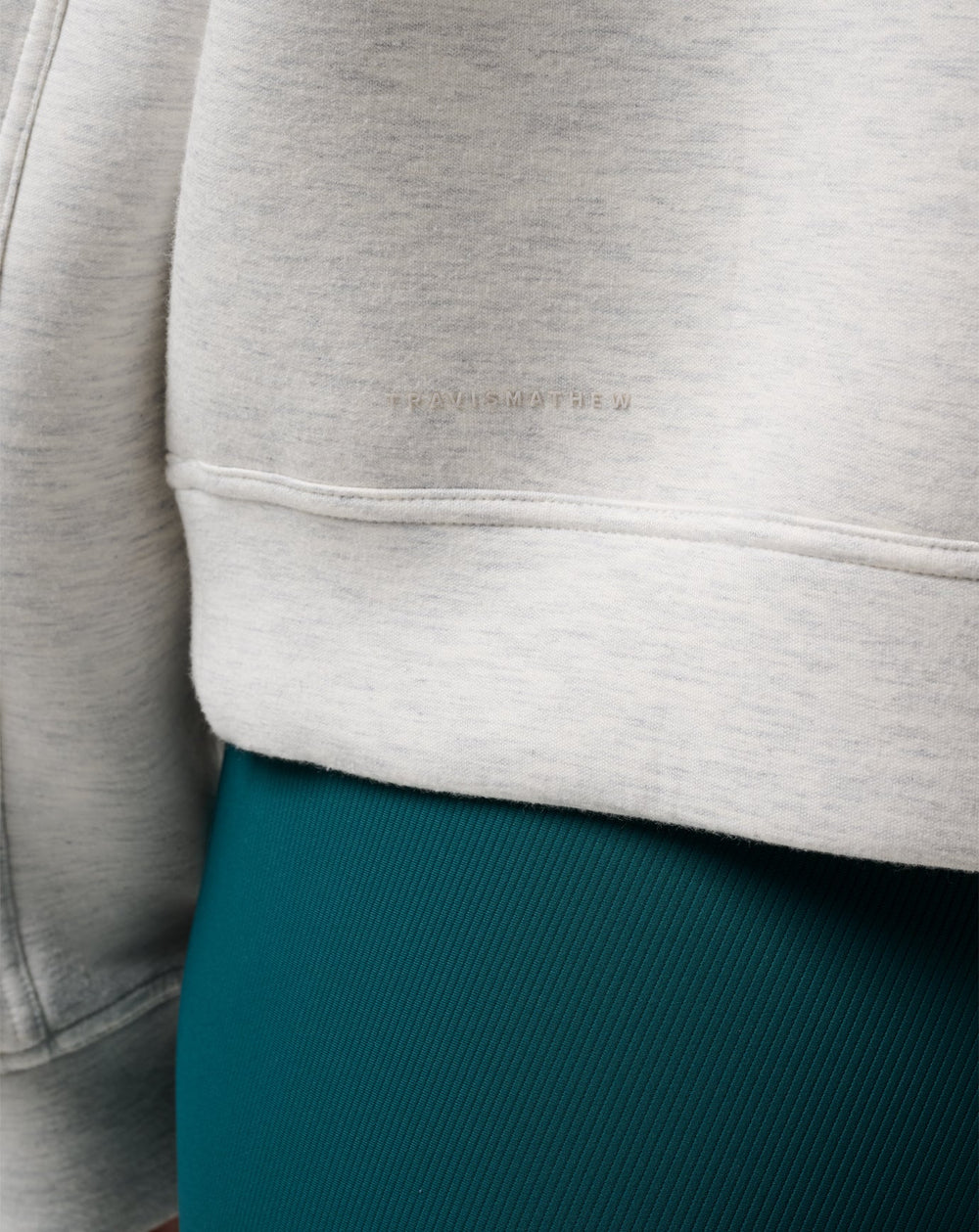 TravisMathew | Cloudscape Button Down - Heather Light Grey